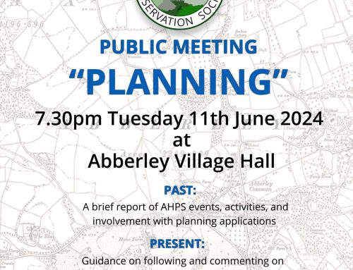 Public Meeting – “PLANNING” Tuesday 11th June